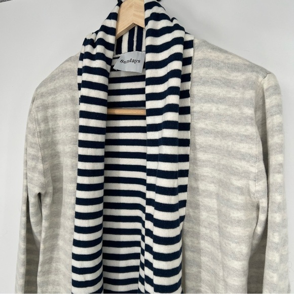 Sundays Striped Open Cardigan - Picture 2 of 12